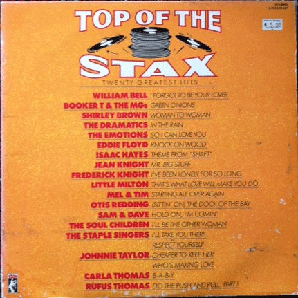 Various : Top Of The Stax - Twenty Greatest Hits (2xLP, Comp, Gat)