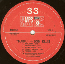 Load image into Gallery viewer, Don Ellis : Haiku (LP, Album)