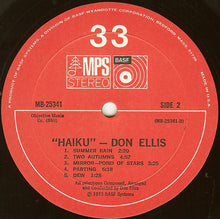 Load image into Gallery viewer, Don Ellis : Haiku (LP, Album)