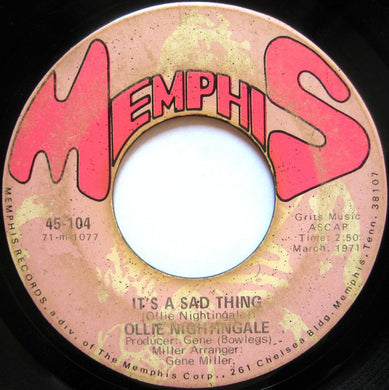 Ollie Nightingale : It's A Sad Thing (7
