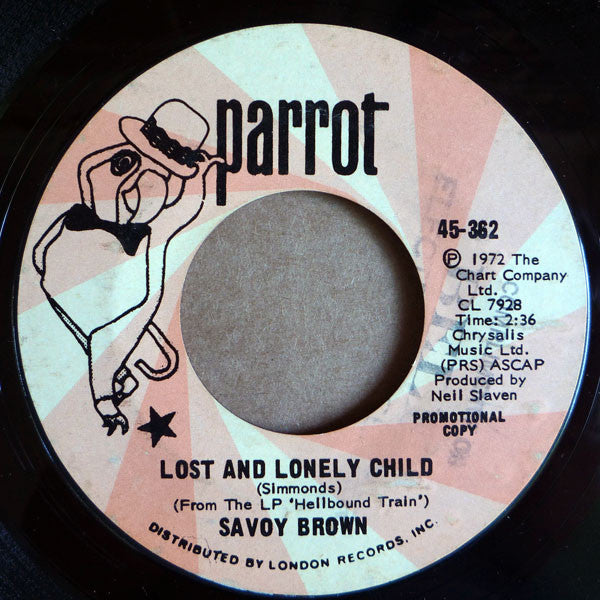 Savoy Brown : Lost And Lonely Child / If I Could See An End (7