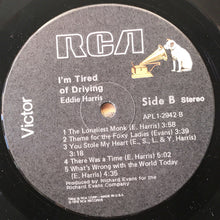 Load image into Gallery viewer, Eddie Harris : I'm Tired Of Driving (LP, Album)