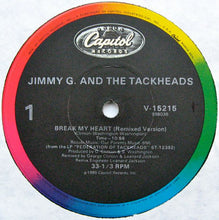 Load image into Gallery viewer, Jimmy G. &amp; The Tackheads : Break My Heart (12&quot;)