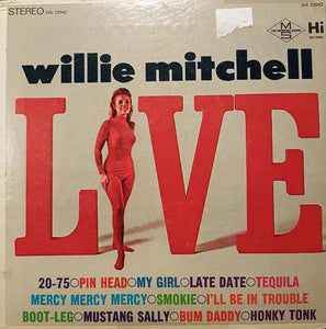 Willie Mitchell : Willie Mitchell Live (7", Jukebox)