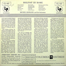 Load image into Gallery viewer, Michel Legrand Et Son Orchestre : Holiday In Rome (LP, Album)
