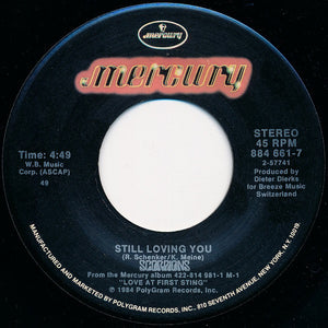 Scorpions : Rock You Like A Hurricane / Still Loving You (7", Single)