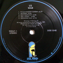 Load image into Gallery viewer, U2 : War (LP, Album, RE, Bla)