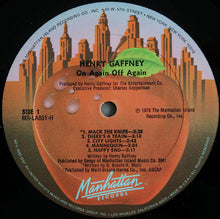 Load image into Gallery viewer, Henry Gaffney : On Again Off Again (LP, Album)
