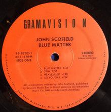 Load image into Gallery viewer, John Scofield : Blue Matter (LP, Album)