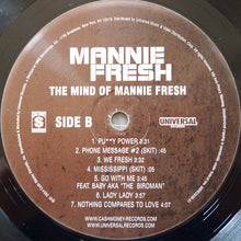 Load image into Gallery viewer, Mannie Fresh : The Mind Of Mannie Fresh (2xLP, Album)