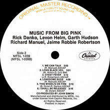 Load image into Gallery viewer, The Band : Music From Big Pink (LP, Album, Gat)