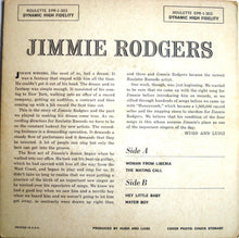 Load image into Gallery viewer, Jimmie Rodgers (2) : Woman From Liberia (7", EP, Red)