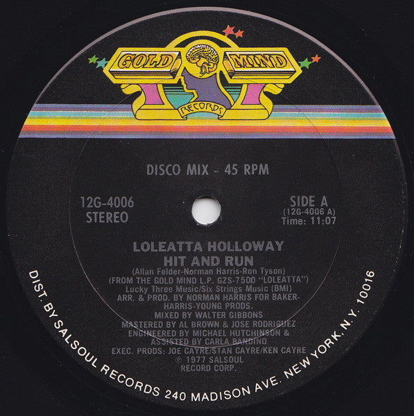 Loleatta Holloway : Hit And Run (12