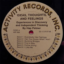 Load image into Gallery viewer, Hap Palmer : Ideas, Thoughts And Feelings (LP, Gat)