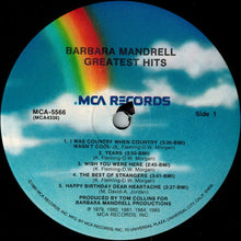 Load image into Gallery viewer, Barbara Mandrell : Greatest Hits (LP, Comp)