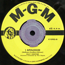 Load image into Gallery viewer, Billy Eckstine : Bring Back The Thrill / I Apologize (7")