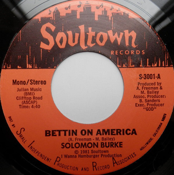 Solomon Burke : Bettin On America (7