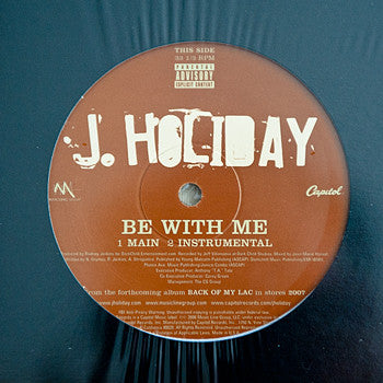 J. Holiday : Be With Me (12