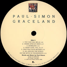 Load image into Gallery viewer, Paul Simon : Graceland (LP, Album, RE, RM, 180)