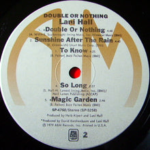 Load image into Gallery viewer, Lani Hall : Double Or Nothing (LP, Album)