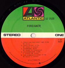 Load image into Gallery viewer, Foreigner : Foreigner (LP, Album, RE, PR )