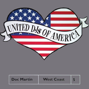 Doc Martin : United DJs Of America, Vol. 5: West Coast (CD, Mixed)