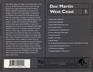 Doc Martin : United DJs Of America, Vol. 5: West Coast (CD, Mixed)