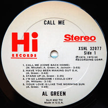Load image into Gallery viewer, Al Green : Call Me (LP, Album, TH)