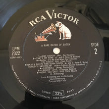 Load image into Gallery viewer, Louis Armstrong And His Orchestra : A Rare Batch Of Satch (LP, Comp, Mono)