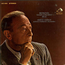 Load image into Gallery viewer, Ludwig van Beethoven, Jascha Heifetz • Charles Munch, Boston Symphony Orchestra : Violin Concerto (In D) (LP, Album, RE + Box)