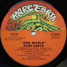 Load image into Gallery viewer, Rare Earth : One World (LP, Album, Gat)