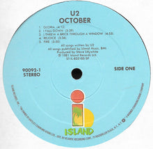 Load image into Gallery viewer, U2 : October (LP, Album, RE)