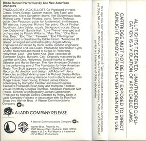 The New American Orchestra : Blade Runner (Cass, Album, Dol)