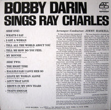 Load image into Gallery viewer, Bobby Darin : Sings Ray Charles (LP, Album, Mono)