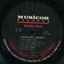 Load image into Gallery viewer, George Jones (2) : Country Heart (2xLP, Album, Comp, Club)