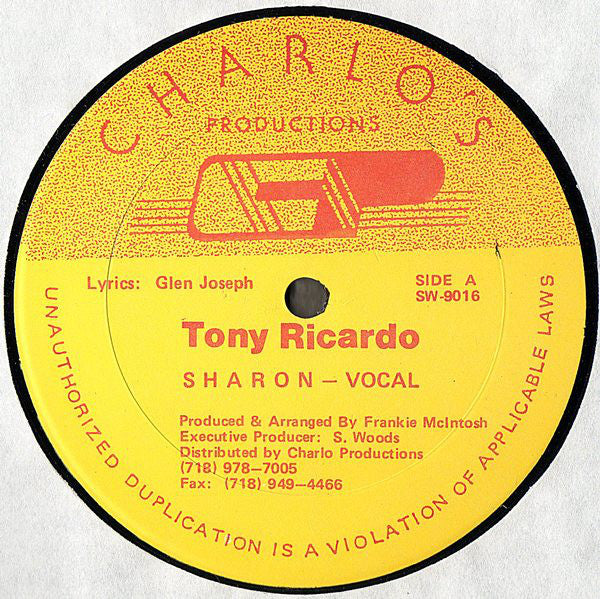 Tony Ricardo : Sharon (12