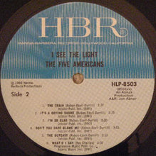 Load image into Gallery viewer, The Five Americans : I See The Light (LP, Album, Mono, Gat)