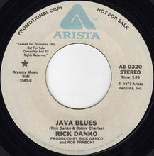 Load image into Gallery viewer, Rick Danko : Java Blues (7", Promo)