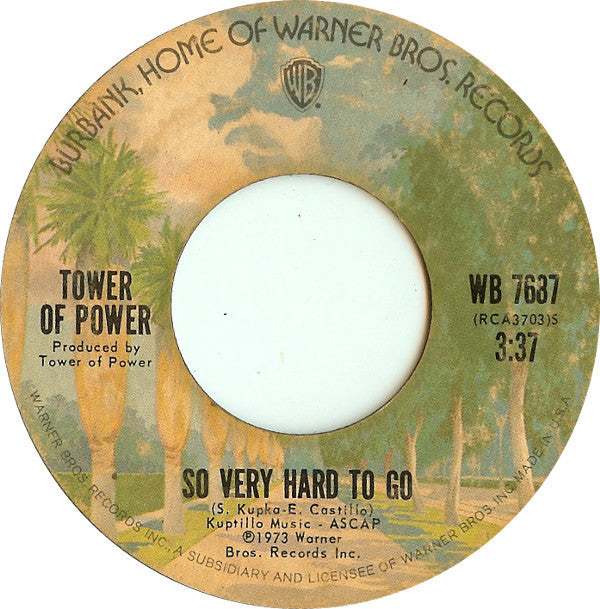 Tower Of Power : So Very Hard To Go / Clean Slate (7