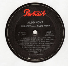 Load image into Gallery viewer, Aldo Nova : Subject.....Aldo Nova (LP, Album)