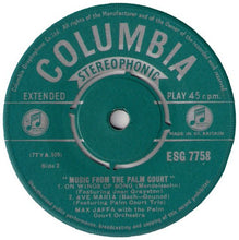 Load image into Gallery viewer, Max Jaffa With The Palm Court Orchestra : Music From The Palm Court (7", EP)