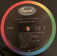 Load image into Gallery viewer, Peggy Lee : Basin Street East Proudly Presents Miss Peggy Lee Recorded At The Fabulous New York Club (LP, Album)