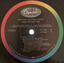 Load image into Gallery viewer, Peggy Lee : Basin Street East Proudly Presents Miss Peggy Lee Recorded At The Fabulous New York Club (LP, Album)