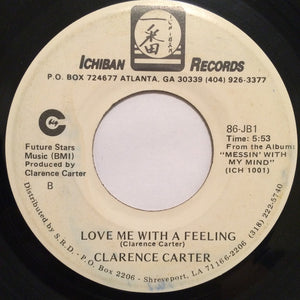 Clarence Carter : Strokin' / Love Me With A Feeling (7", Single, Jukebox, Promo)