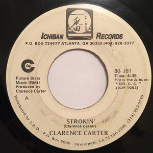 Clarence Carter : Strokin' / Love Me With A Feeling (7", Single, Jukebox, Promo)