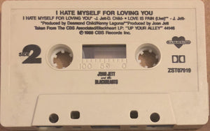 Joan Jett & The Blackhearts : I Hate Myself For Loving You (Cass, Single)