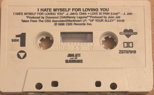 Joan Jett & The Blackhearts : I Hate Myself For Loving You (Cass, Single)