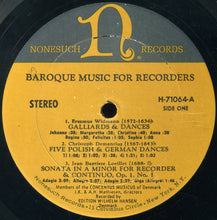 Load image into Gallery viewer, Concentus Musicus Of Denmark Under The Direction Of Irmgard Knopf Mathiesen And Aksel H. Mathiesen : Baroque Music For Recorders (LP)
