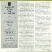 Load image into Gallery viewer, Concentus Musicus Of Denmark Under The Direction Of Irmgard Knopf Mathiesen And Aksel H. Mathiesen : Baroque Music For Recorders (LP)