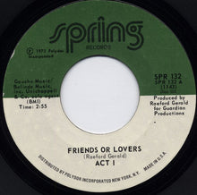Load image into Gallery viewer, Act 1 : Friends Or Lovers (7")